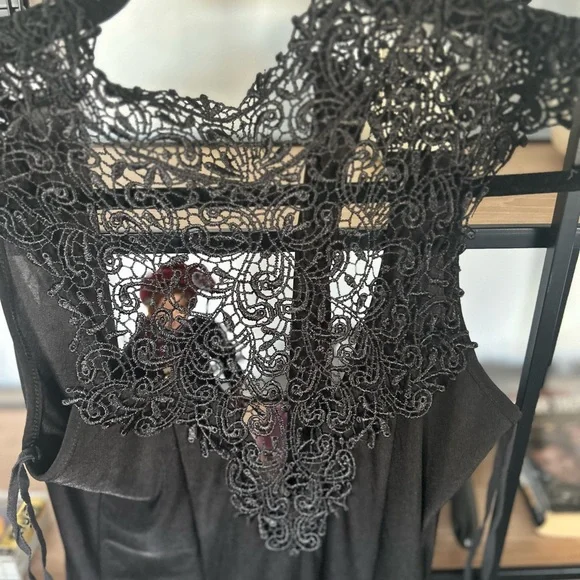 Elegant Black Lace Women's dress by Jane size S - Picture 2 of 4